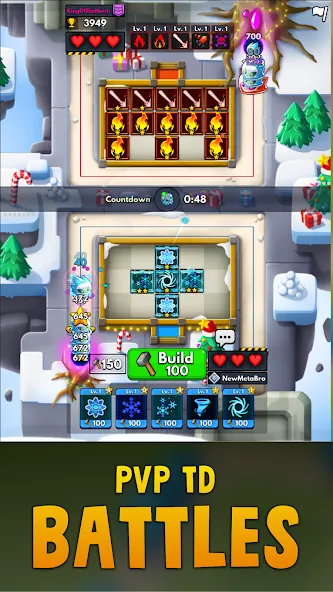 Merge Clash: Tower Defense TD [MOD: безлимитные деньги и улучшения] на Андроид — скриншот 1