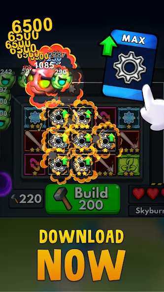 Merge Clash: Tower Defense TD [MOD: безлимитные деньги и улучшения] на Андроид — скриншот 5