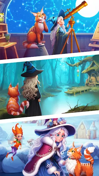 Скачать Mergic: Merge & Magic [MOD: безлимитная энергия и много ресурсов] на телефон — скриншот 4