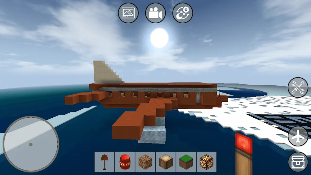 Mini Block Craft [MOD: бесконечные ресурсы и новые блоки] последняя версия — скриншот 3