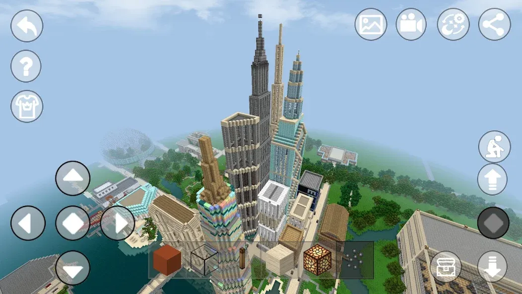 Mini Block Craft 2 [MOD: много ресурсов и открыты все возможности] последняя версия — скриншот 1