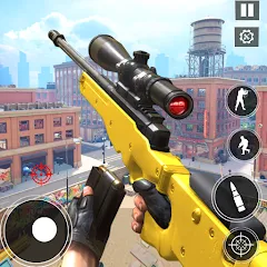 Code of Sniper 3D Gun Shooting [MOD: безлимитные деньги и оружие] на Андроид