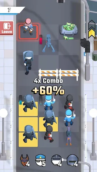 Police Raid: Heist Quest 3D [MOD: безлимитные деньги и патроны] — Скачать бесплатно (APK) — скриншот 1