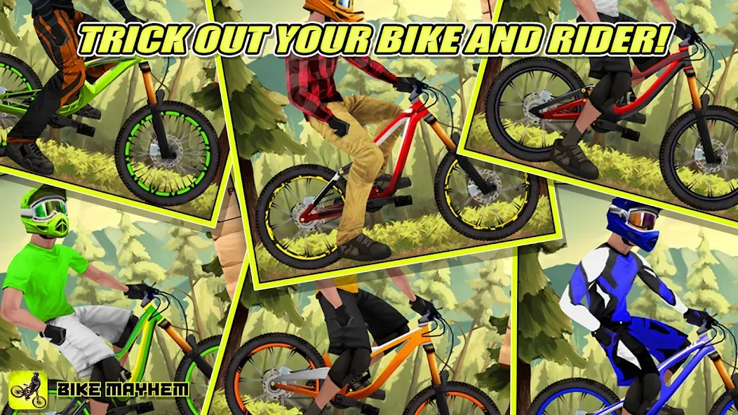 Bike Mayhem Free [MOD: безлимитные деньги и все байки] (Бесплатно / APK) — скриншот 3