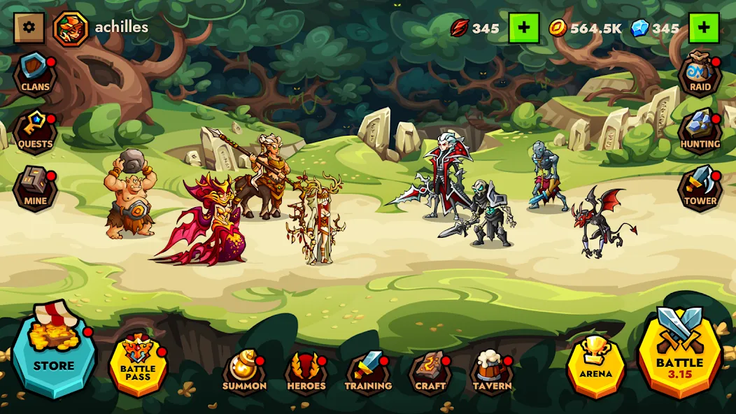 Скачать Legendlands - Legendary RPG [MOD: безлимитные ресурсы и мощное снаряжение] на телефон — скриншот 1