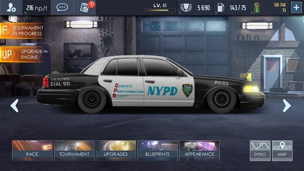 Скачать Drag Racing: Streets [MOD: безлимитные деньги и топливo] — скриншот 3