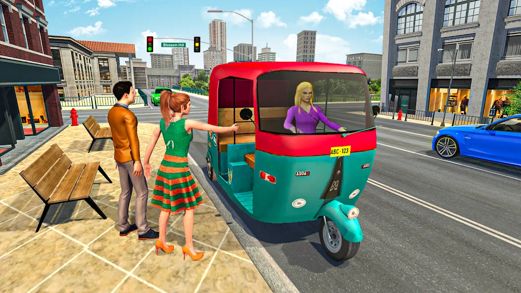 Скачать взлом Tuk Tuk Auto Rickshaw Game 3d [MOD: безлимитные деньги и топливо] — скриншот 2