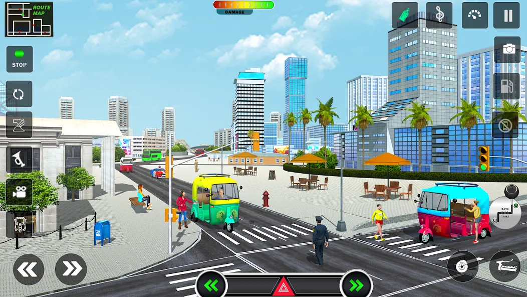 Скачать взлом Tuk Tuk Auto Rickshaw Game 3d [MOD: безлимитные деньги и топливо] — скриншот 4