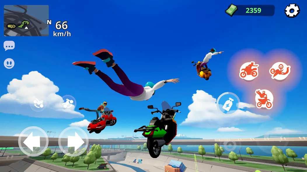 Скачать Moto City: Mad Bike Delivery [MOD: безлимитные деньги и все байки открыты] на телефон — скриншот 3