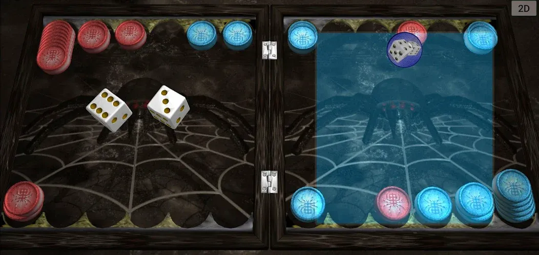 Взломанная Backgammon 6 1 [MOD: без рекламы и повышенная удача] на Андроид — скриншот 3