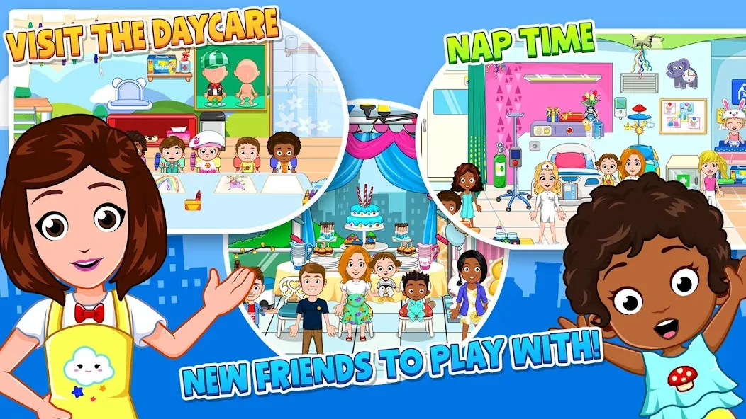 My City : Babysitter [MOD: безлимитные деньги и всё открыто] — Скачать бесплатно (APK) — скриншот 3