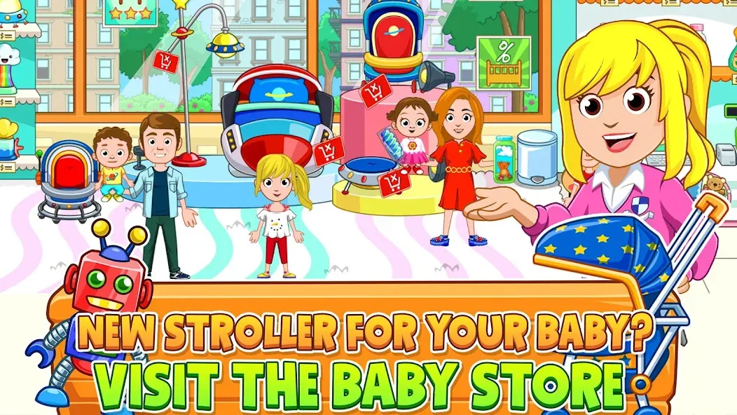My City : Babysitter [MOD: безлимитные деньги и всё открыто] — Скачать бесплатно (APK) — скриншот 4