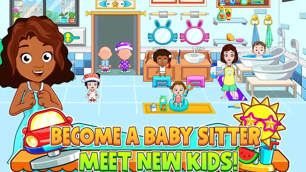 My City : Babysitter [MOD: безлимитные деньги и всё открыто] — Скачать бесплатно (APK) — скриншот 5