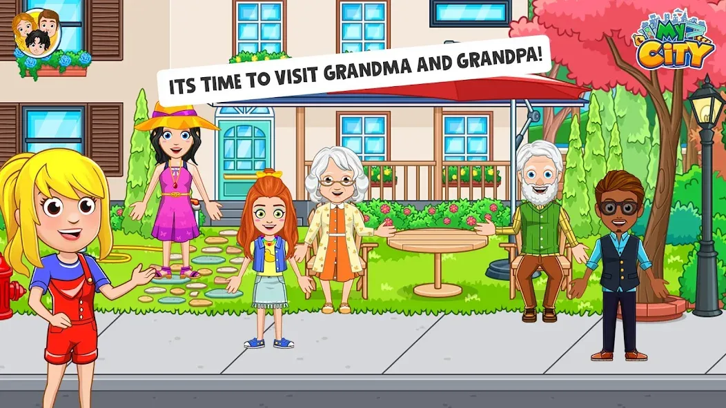 My City : Grandparents Home [MOD: открыты все комнаты и локации] последняя версия — скриншот 1