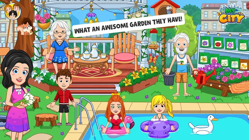 My City : Grandparents Home [MOD: открыты все комнаты и локации] последняя версия — скриншот 4