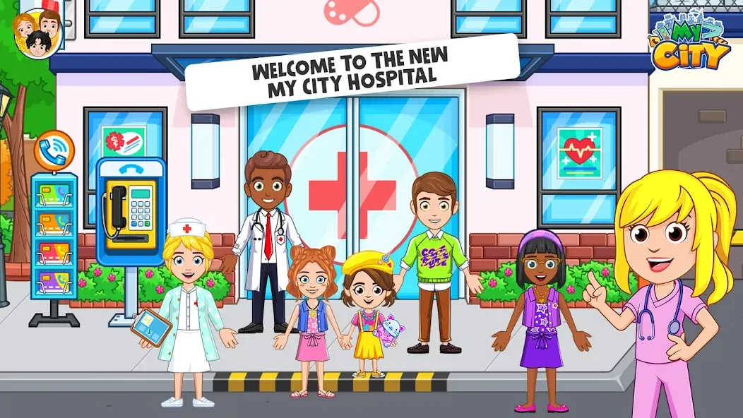 My City : Hospital [MOD: открыты все отделения и безлимитные деньги] (Бесплатно / APK) — скриншот 1
