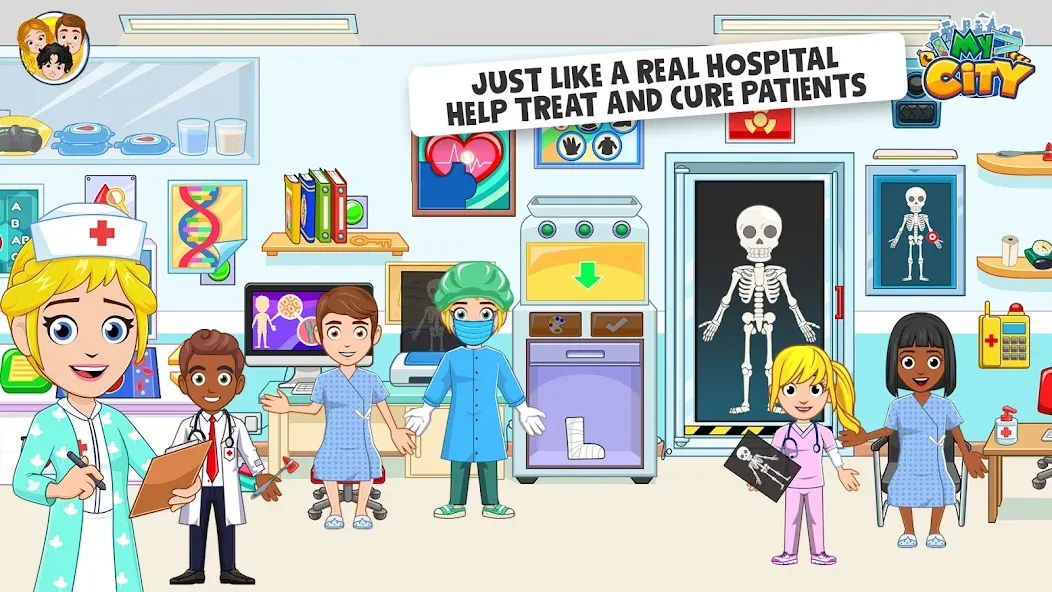 My City : Hospital [MOD: открыты все отделения и безлимитные деньги] (Бесплатно / APK) — скриншот 2