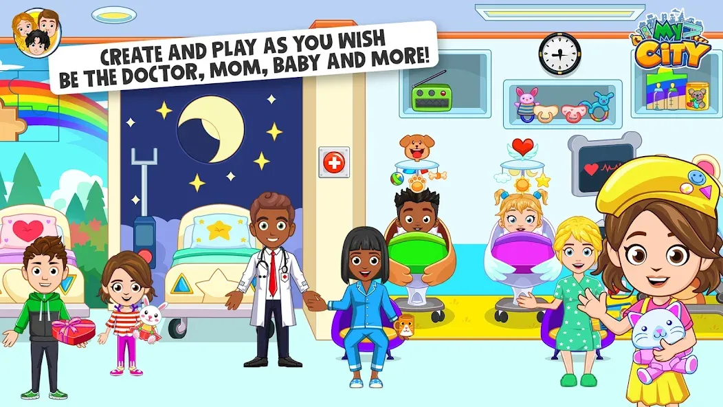 My City : Hospital [MOD: открыты все отделения и безлимитные деньги] (Бесплатно / APK) — скриншот 3