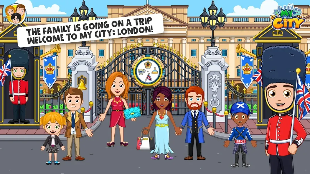 My City : London [MOD: открыты все локации и персонажи] на Андроид — скриншот 1