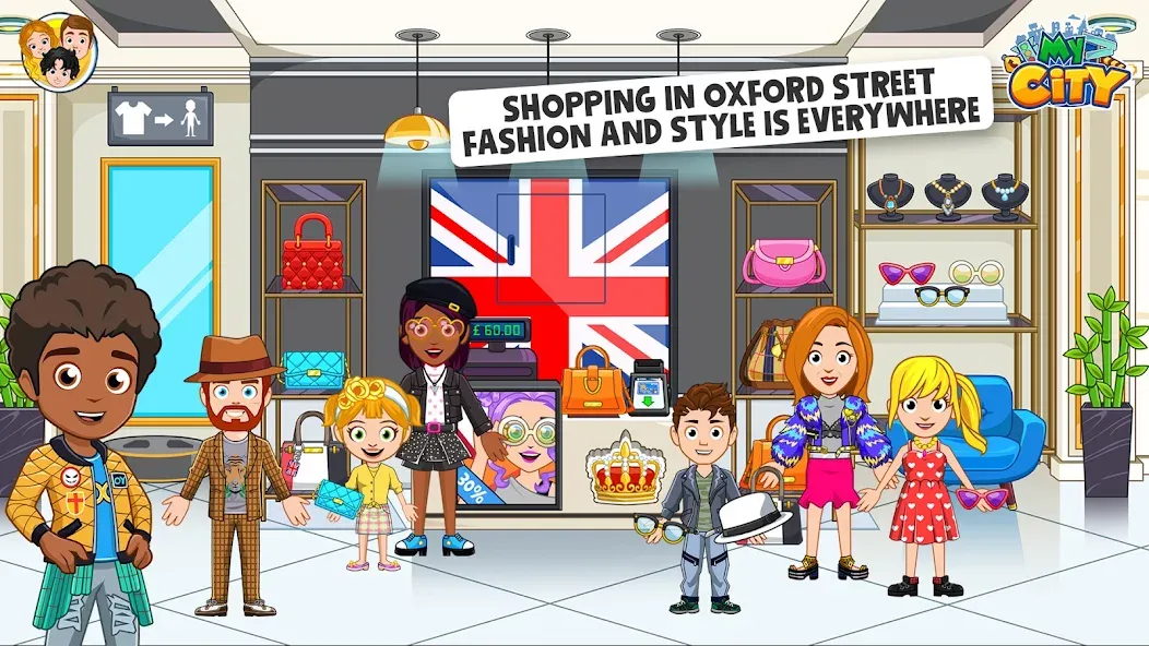 My City : London [MOD: открыты все локации и персонажи] на Андроид — скриншот 5
