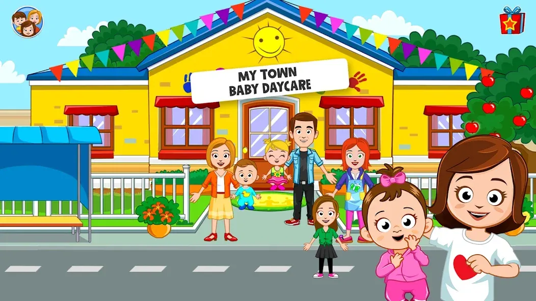 Скачать My Town : Daycare Game [MOD: безлимитные деньги и все персонажи открыты] на телефон — скриншот 2