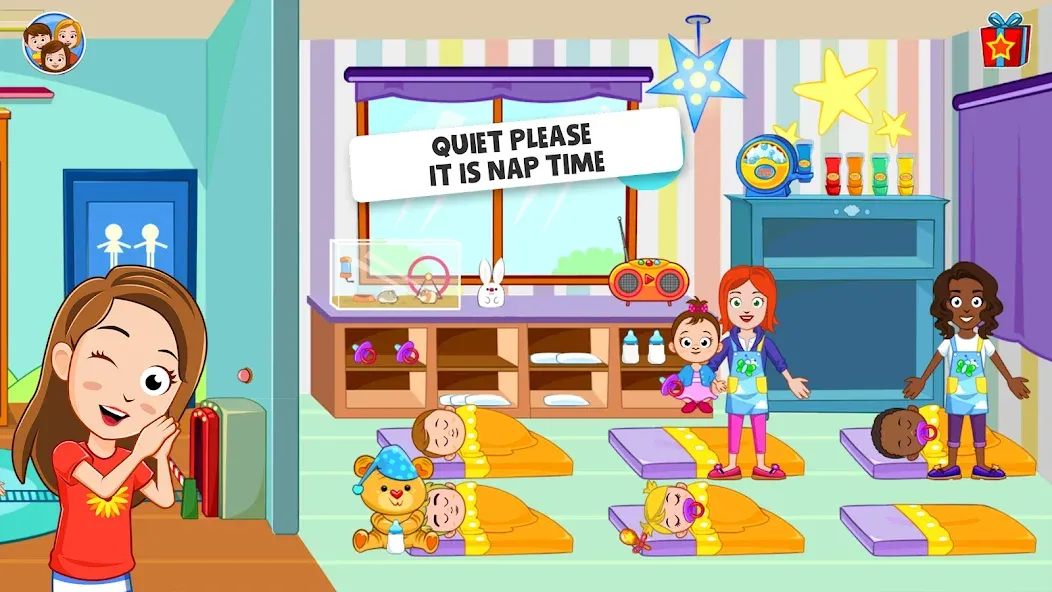 Скачать My Town : Daycare Game [MOD: безлимитные деньги и все персонажи открыты] на телефон — скриншот 5