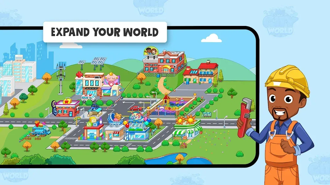 Скачать My Town World - Mega Doll City [MOD: открыты все локации и персонажи] на телефон — скриншот 4