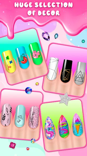 Скачать Nail Salon [MOD: безлимитные деньги и все инструменты] на телефон — скриншот 2