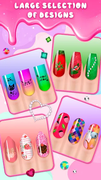 Скачать Nail Salon [MOD: безлимитные деньги и все инструменты] на телефон — скриншот 5