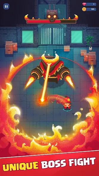 Взломанная Firefighter: pixel shooter [MOD: безлимитные деньги и улучшенное оружие] на Андроид — скриншот 4