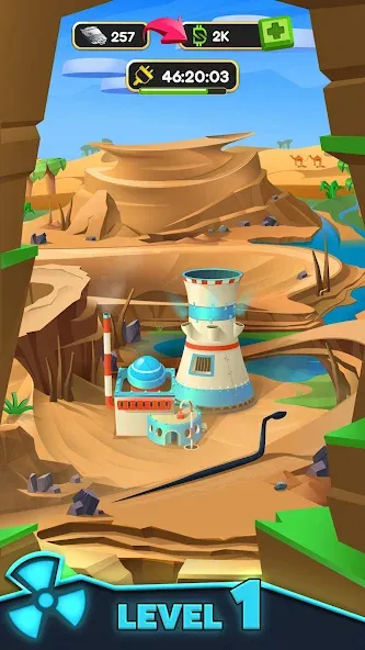 Nuclear Tycoon: idle simulator [MOD: безлимитные деньги и ресурсы] — Скачать бесплатно (APK) — скриншот 1