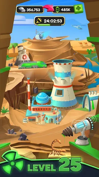 Nuclear Tycoon: idle simulator [MOD: безлимитные деньги и ресурсы] — Скачать бесплатно (APK) — скриншот 2