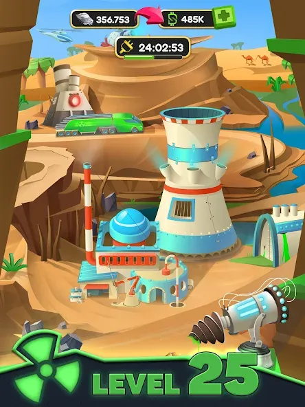 Nuclear Tycoon: idle simulator [MOD: безлимитные деньги и ресурсы] — Скачать бесплатно (APK) — скриншот 5