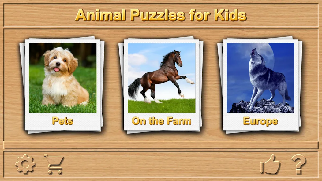 Скачать Animal Puzzles for Kids [MOD: открыты все пазлы и уровни] — скриншот 1