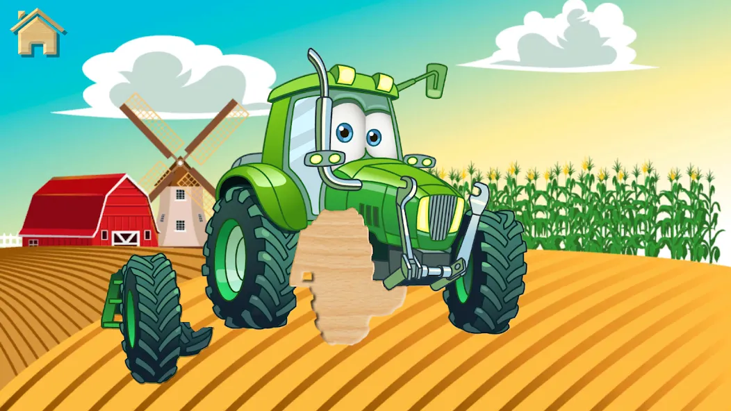 Скачать взлом Car Puzzles for Toddlers [MOD: открыты все пазлы и машины] — скриншот 1