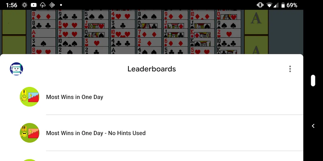 FreeCell with Leaderboards [MOD: открыты все уровни и функции] на Андроид — скриншот 3