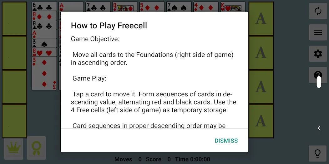 FreeCell with Leaderboards [MOD: открыты все уровни и функции] на Андроид — скриншот 5