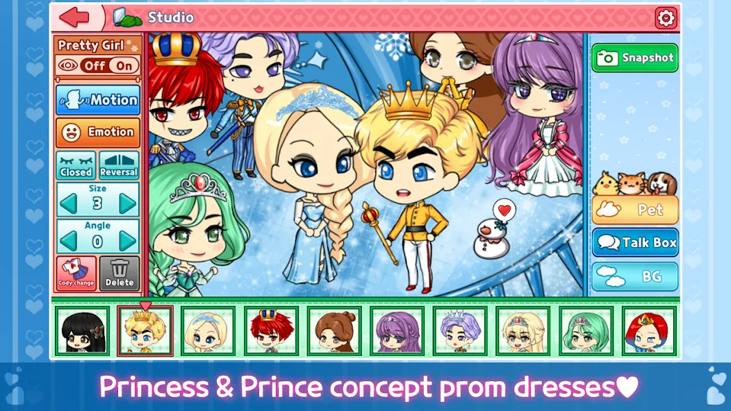 My Prettygirl Story : Dress Up [MOD: разблокированы все наряды и аксессуары] — Скачать бесплатно (APK) — скриншот 2