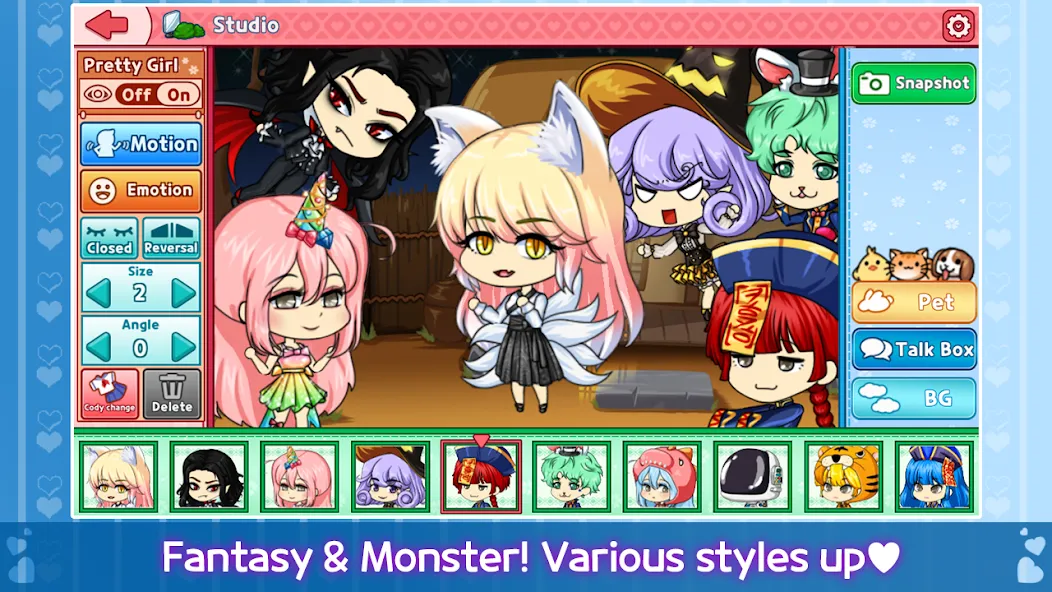 My Prettygirl Story : Dress Up [MOD: разблокированы все наряды и аксессуары] — Скачать бесплатно (APK) — скриншот 3