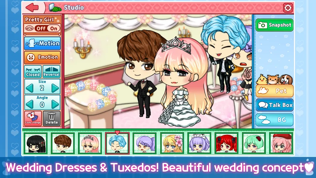 My Prettygirl Story : Dress Up [MOD: разблокированы все наряды и аксессуары] — Скачать бесплатно (APK) — скриншот 4