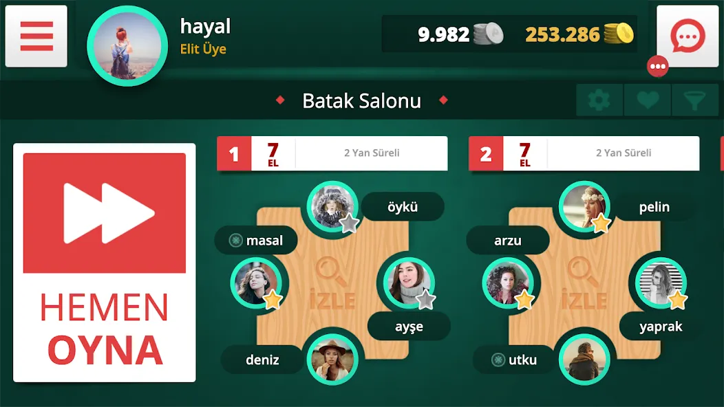 Batak Online [MOD: онлайн-режим без ограничений] — Скачать бесплатно (APK) — скриншот 3