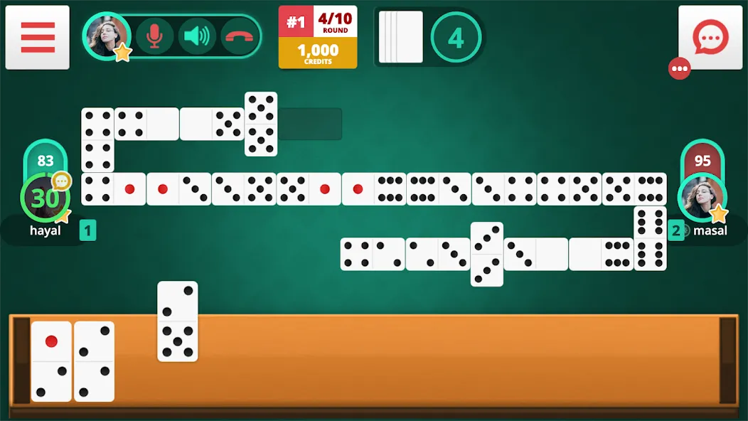 Dominoes Online [MOD: без рекламы и бесконечные подсказки] на Андроид — скриншот 1