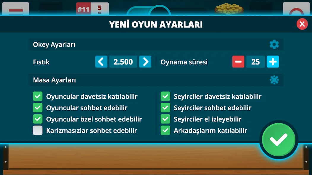 Скачать взлом Okey Online [MOD: игра без рекламы и ограничений] — скриншот 3