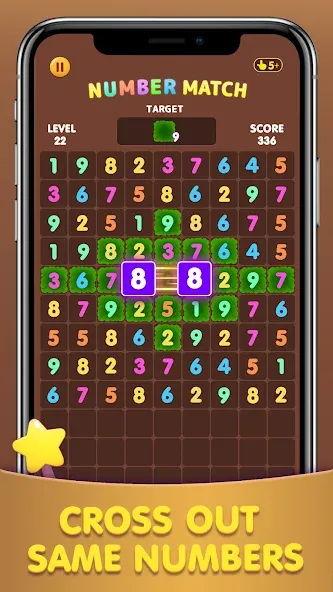 Number Match: Ten Crush Puzzle [MOD: безлимитные подсказки и отмены ходов] — Скачать бесплатно (APK) — скриншот 5