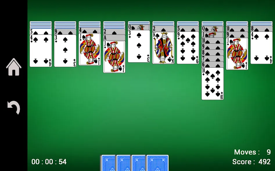 Скачать Spider Solitaire [MOD: безлимитные подсказки и отмена ходов] на телефон — скриншот 5