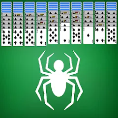 Скачать Spider Solitaire [MOD: безлимитные подсказки и отмена ходов] на телефон