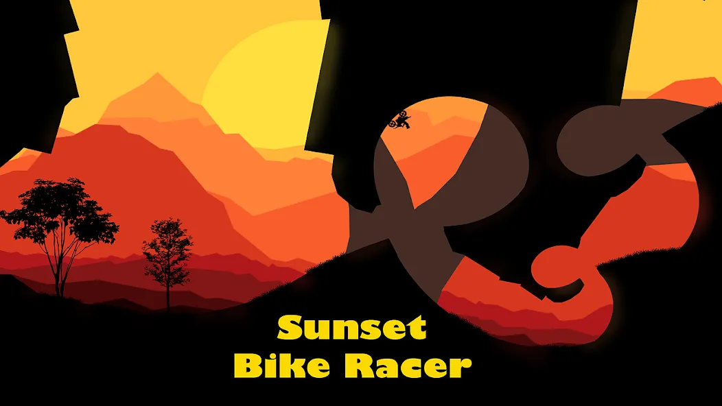 Sunset Bike Racer - Motocross [MOD: безлимитные деньги и все мотоциклы] (Бесплатно / APK) — скриншот 1