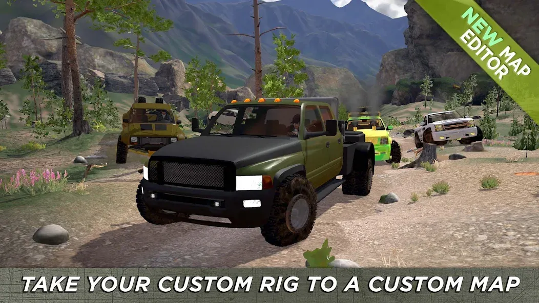 Скачать 4x4 Mania: SUV Racing [MOD: безлимитные деньги и топливо] — скриншот 1