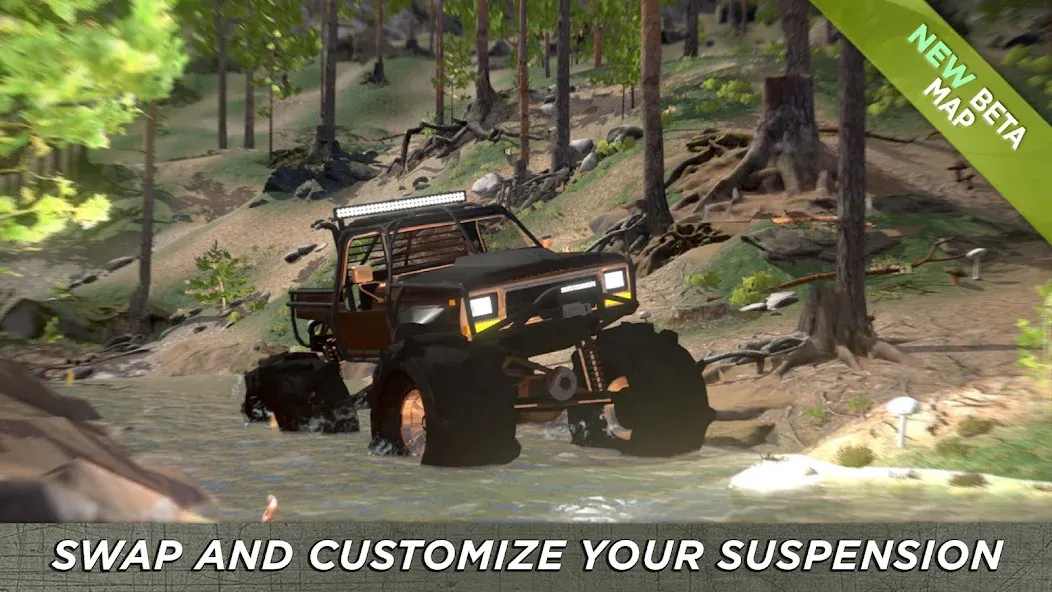 Скачать 4x4 Mania: SUV Racing [MOD: безлимитные деньги и топливо] — скриншот 2