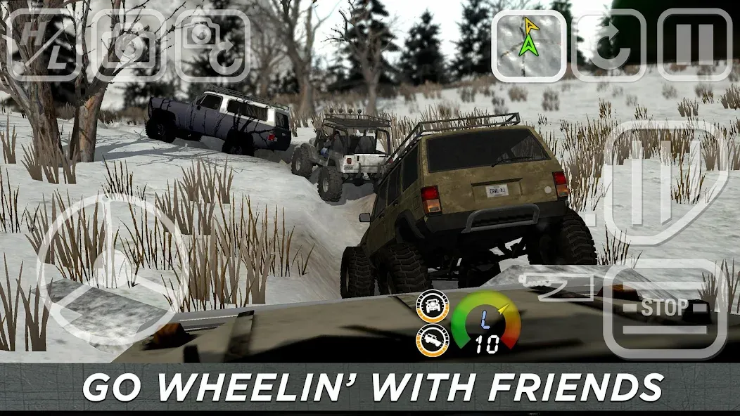 Скачать 4x4 Mania: SUV Racing [MOD: безлимитные деньги и топливо] — скриншот 3